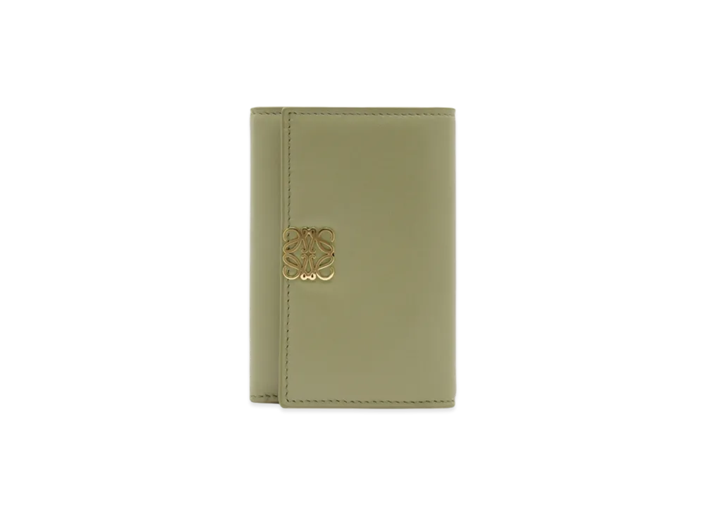 LOEWE Puffer Anagram Vertical Wallet Small "Eucalyptus Green"