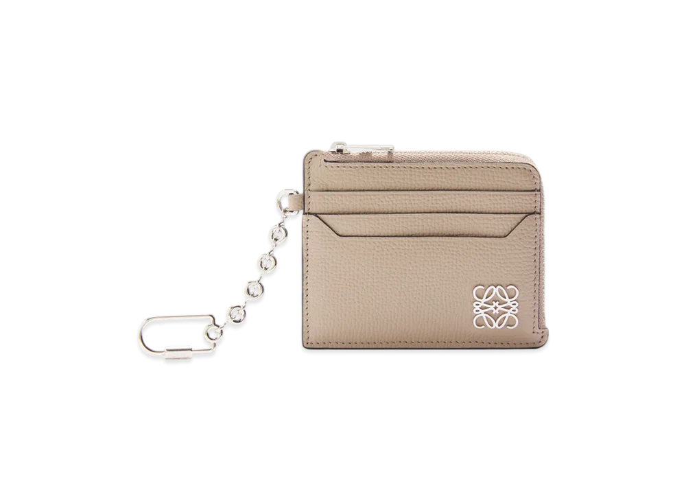 LOEWE Anagram Square Coin Card Holder "Sand"