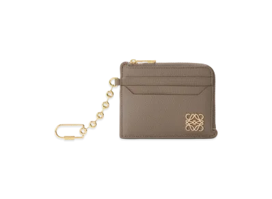 LOEWE Anagram Square Coin Card Holder "Taupe"