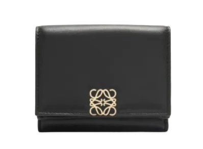 LOEWE Puffer Anagram Trifold Wallet Shinina Pakaf "Black"