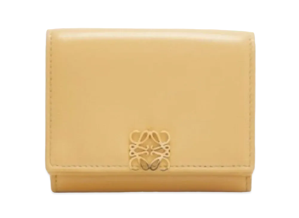 LOEWE Puffer Anagram Trifold Wallet Shinina Pakaf "Dark Butter"