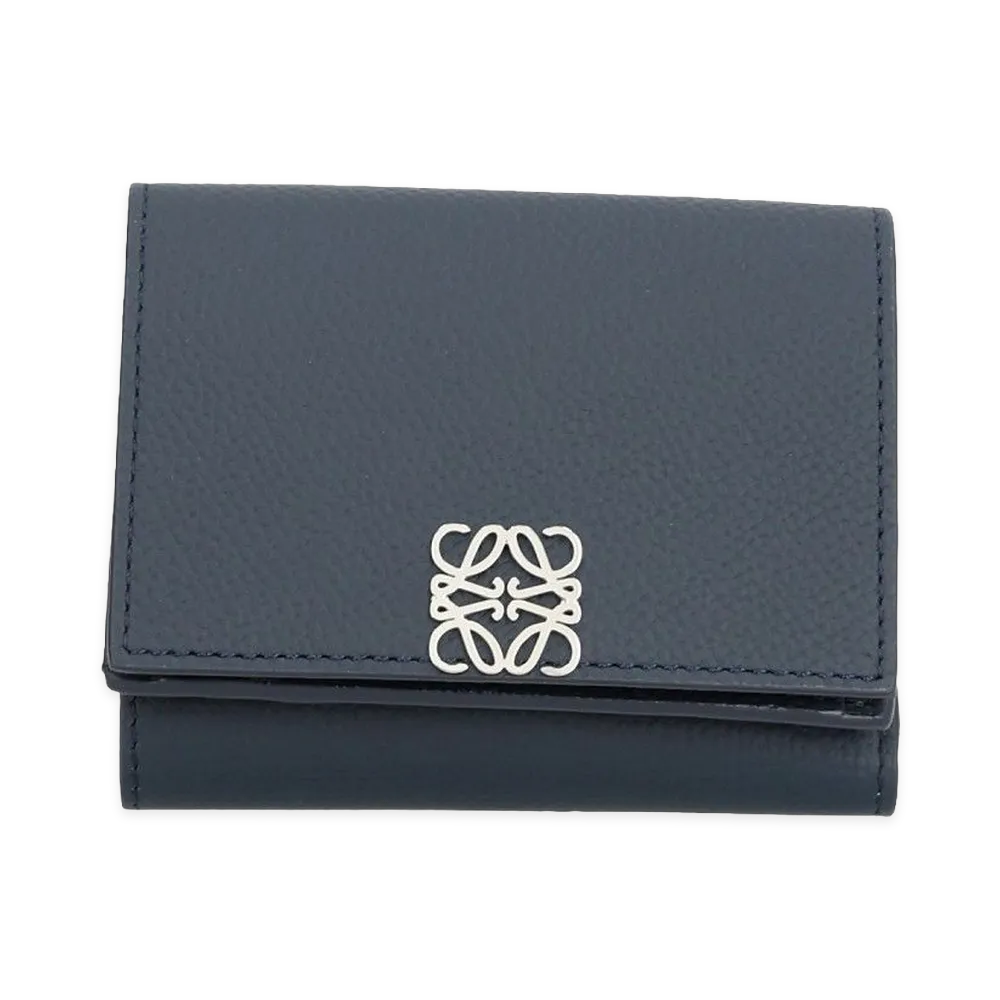 LOEWE Women's Trifold Wallet "Blue"