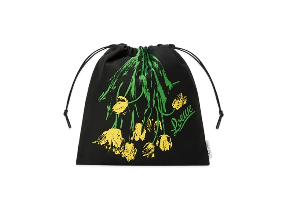 LOEWE Drawstring Pouch Small "Black"