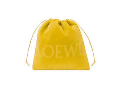 LOEWE Drawstring Pouch Medium "Yellow"