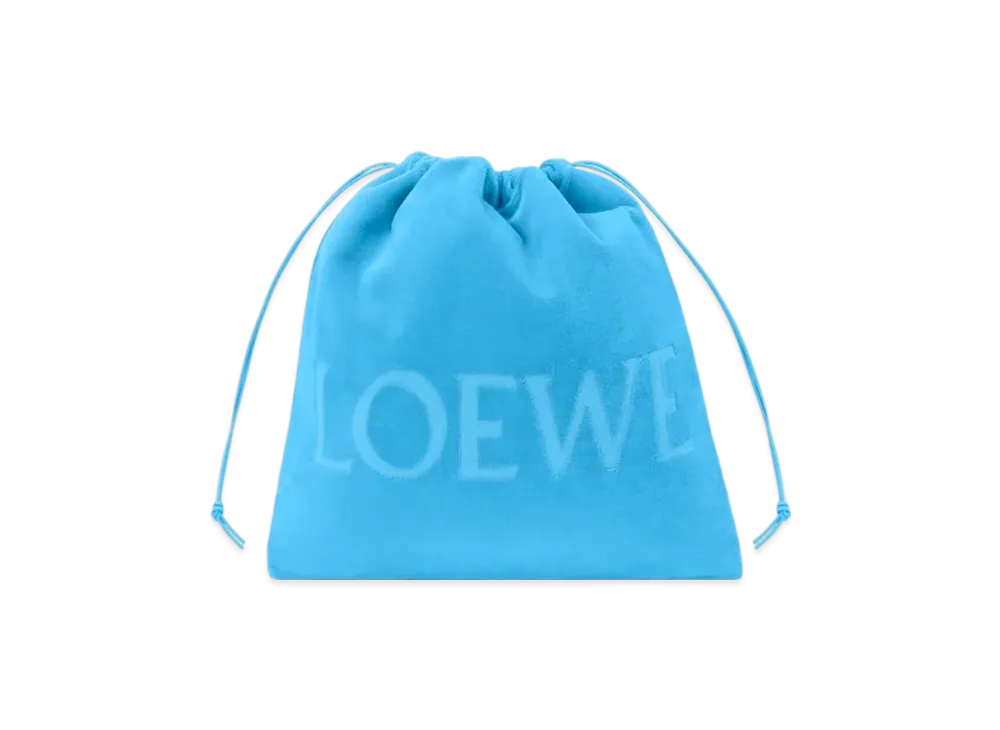 LOEWE Drawstring Pouch Medium "Light Blue"