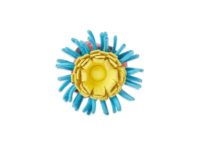 LOEWE Cactus Stud Flower "Pink/Blue"