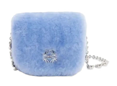 LOEWE Puffer Goya Case Shearing "Seaside Blue"