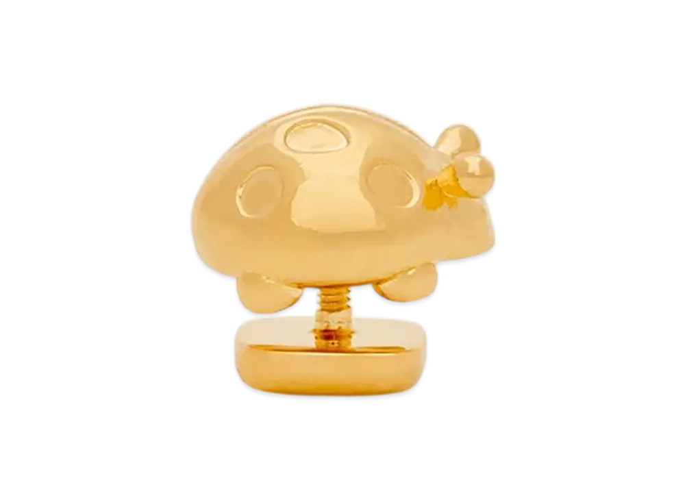 LOEWE Ladybug Pin "Gold"