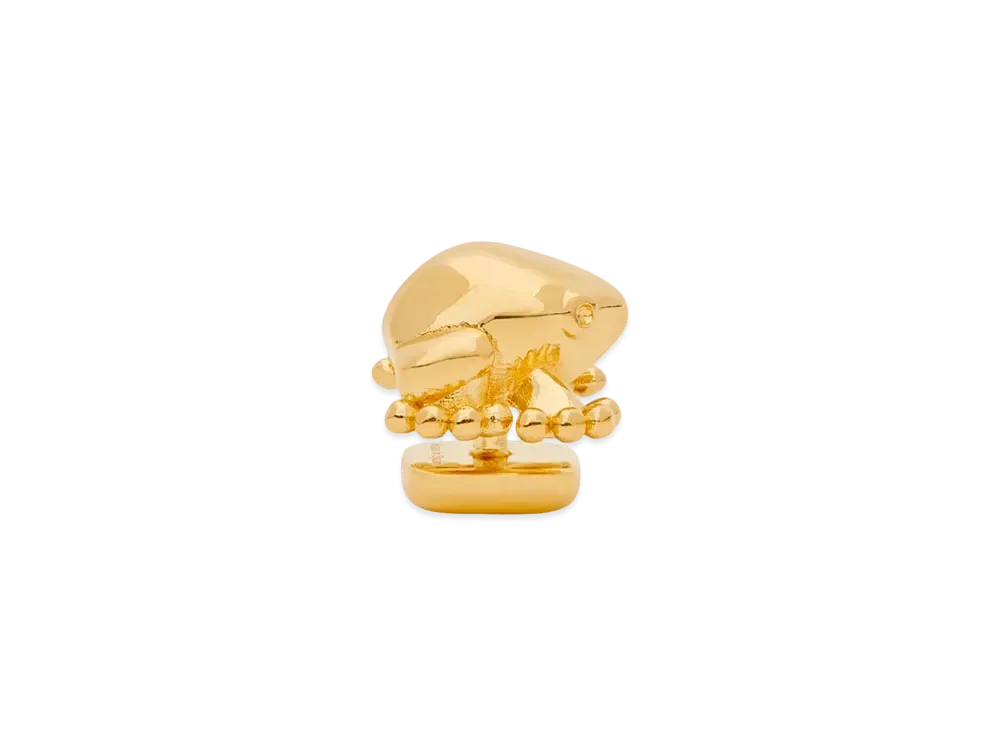 LOEWE Frog Pin In Brass "Gold"