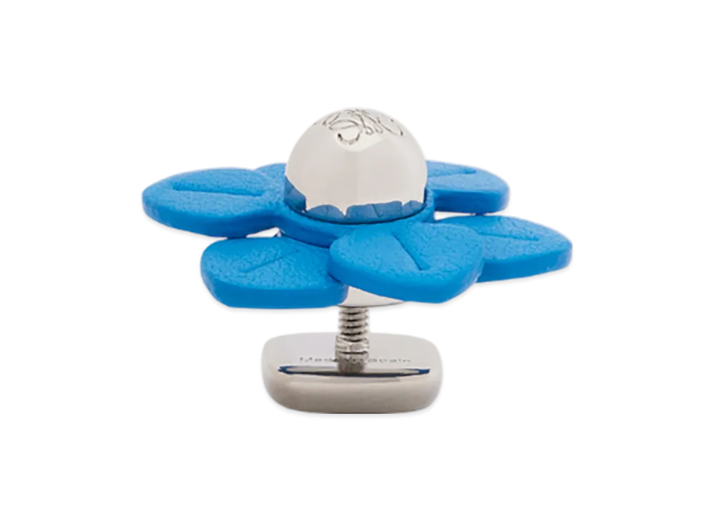 LOEWE Flower Pin "Blue"