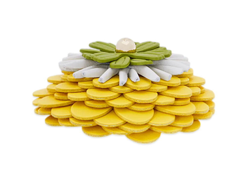 LOEWE Flower Pin "Yellow/Gold"