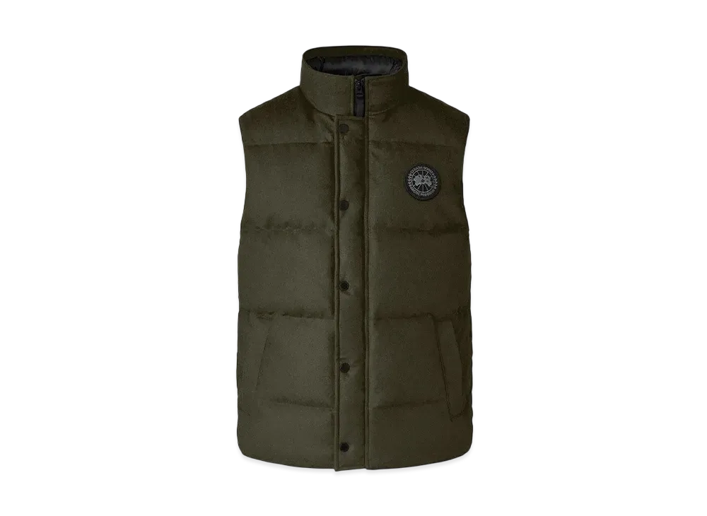 CANADA GOOSE Garson Vest Wool "MilitaryGreenMelange"