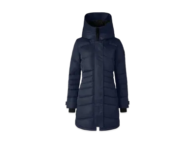CANADA GOOSE Lorette Parka Black Label Performance Satin "StillwaterBlue"