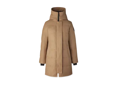 CANADA GOOSE Shelburne Parka AlluraLuxe Wool "CamelMelange"