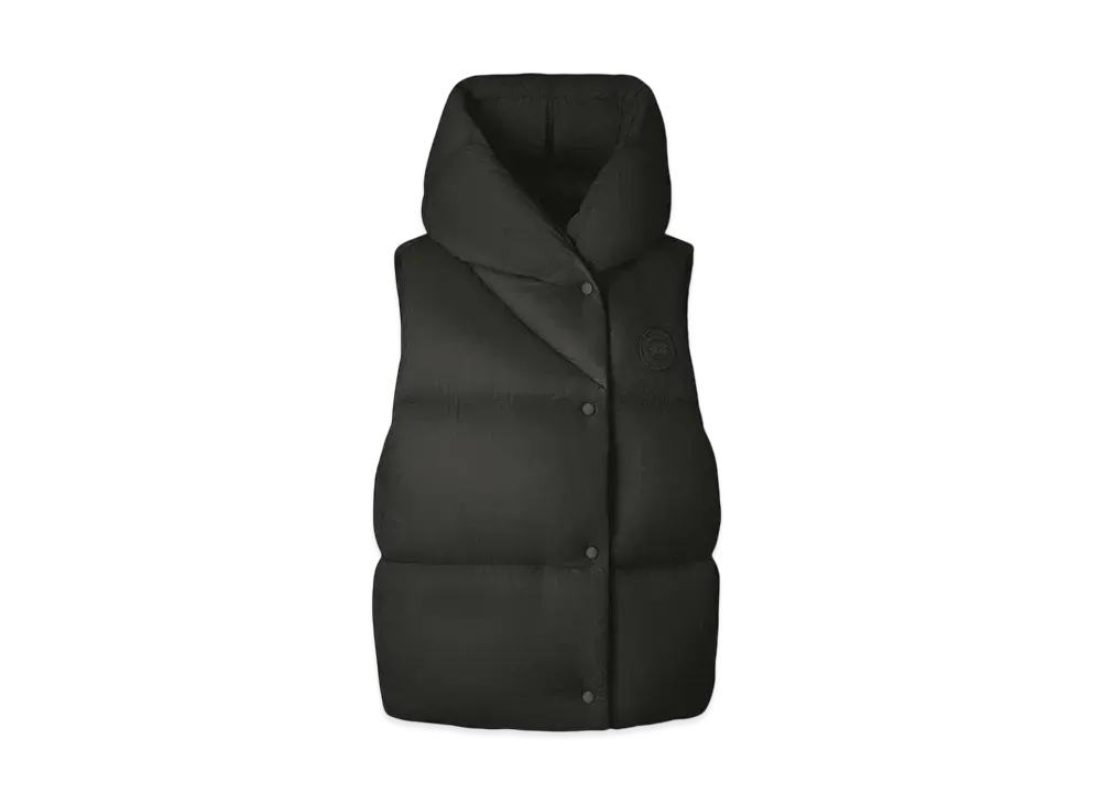 CANADA GOOSE Rhoda Hooded Vest "Volcano"