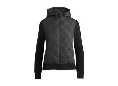 CANADA GOOSE HyBridge Quilted Knit Hoody Black Label "Black"