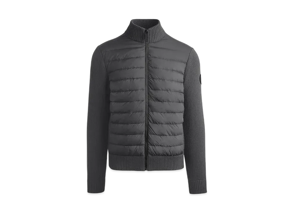 CANADA GOOSE HyBridge Knit Jacket Black Label "IronGrey"