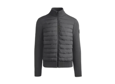 CANADA GOOSE HyBridge Knit Jacket Black Label "IronGrey"