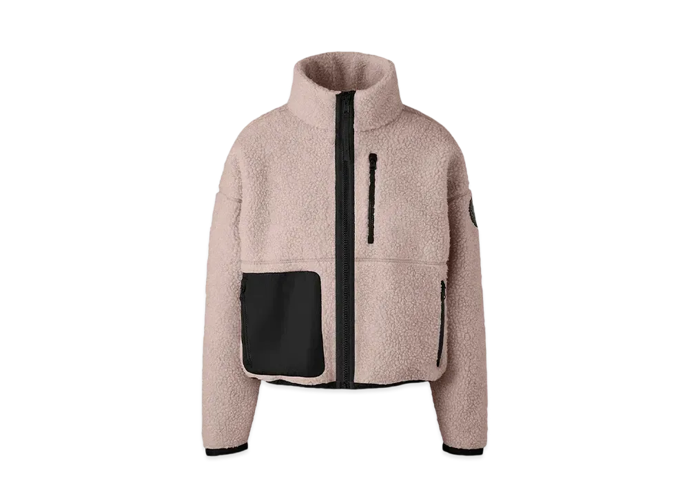 CANADA GOOSE Simcoe Zip Up Sweater Kind High Pile Fleece "LucentRose"