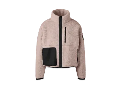 CANADA GOOSE Simcoe Zip Up Sweater Kind High Pile Fleece "LucentRose"
