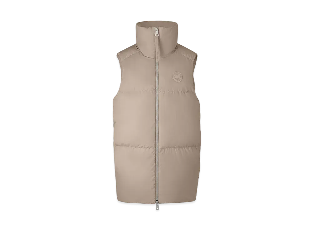 CANADA GOOSE Garnet Long Vest "DesertSand"