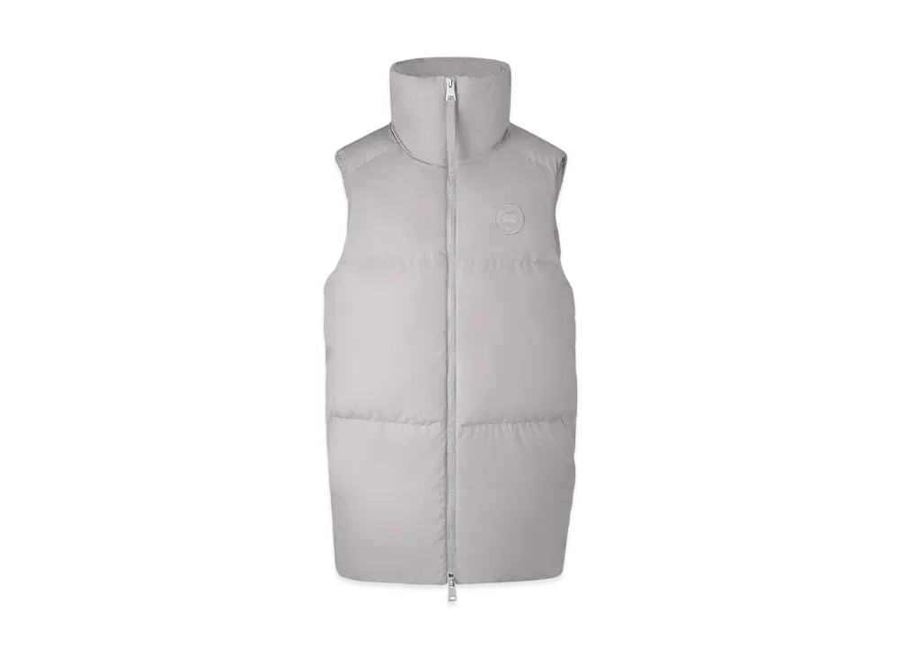 CANADA GOOSE Garnet Long Vest "MoonstoneGrey"