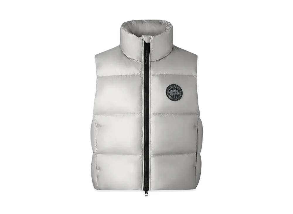 カナダグース サイプレス パッファー ベスト ブラックレーベル "シルバーバーチ"