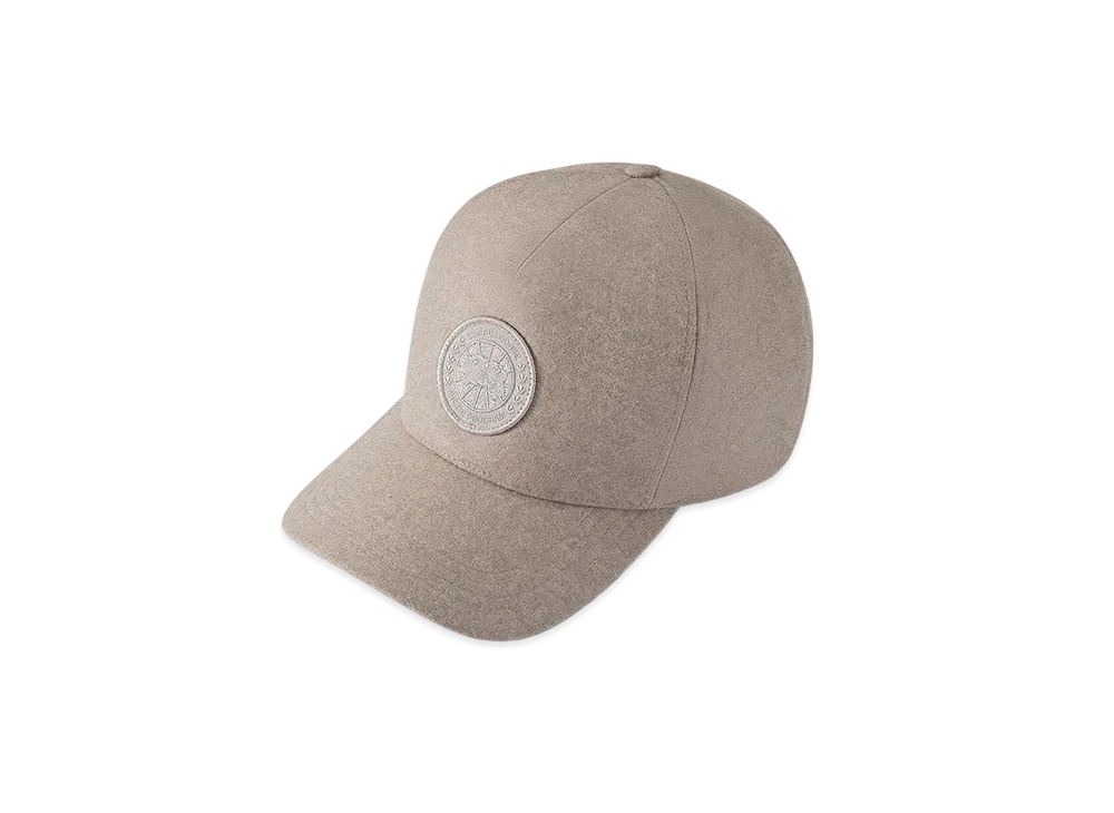 CANADA GOOSE Wool Arctic Adjustable Cap "CementMelange"