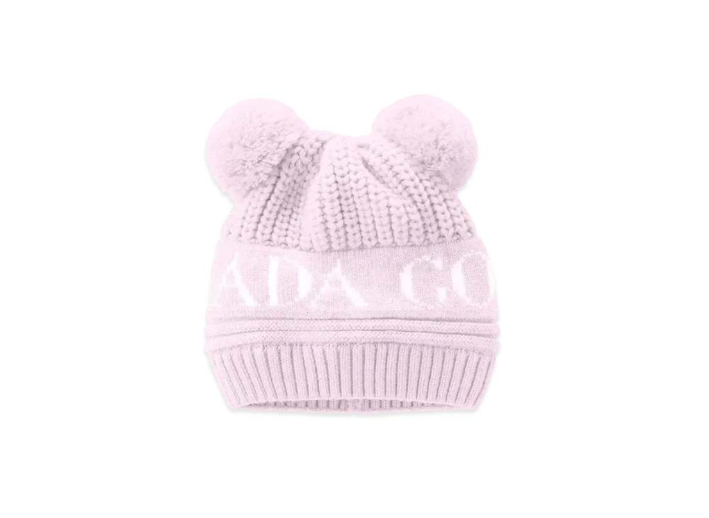 CANADA GOOSE Baby Double Pom Hat "SoftPink"