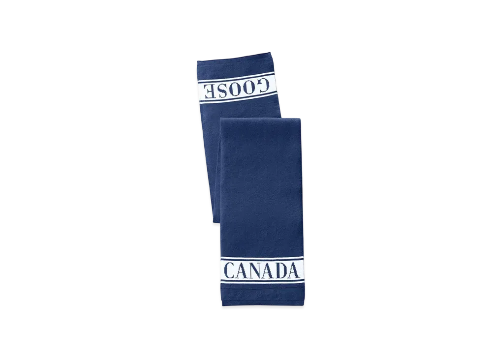 CANADA GOOSE Kids Merino Logo Scarf "PacificBlue"