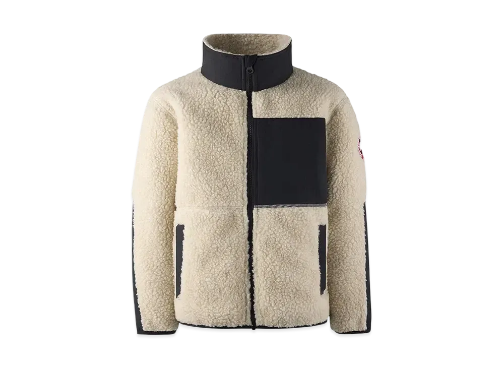 CANADA GOOSE Youth Simcoe Fleece Jacket "LightTan"