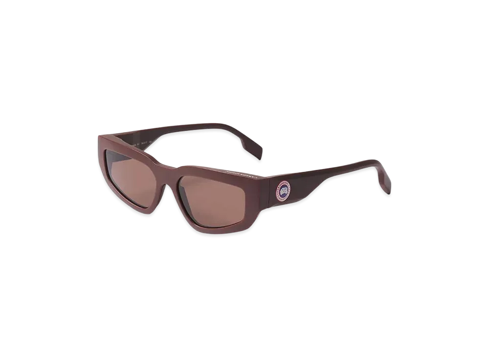 CANADA GOOSE Faroe Sunglasses "MatteBurgundy/LightBrown"