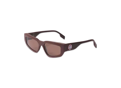 CANADA GOOSE Faroe Sunglasses "MatteBurgundy/LightBrown"