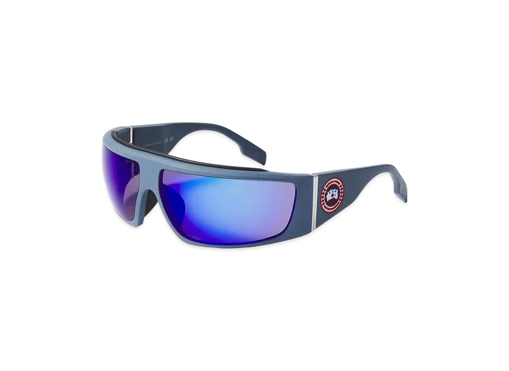 CANADA GOOSE Summit Sunglasses "MatteBlue/MirrorBlue"