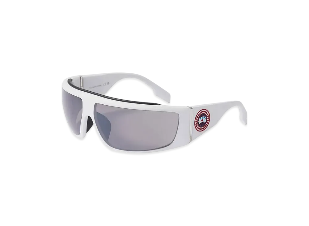 CANADA GOOSE Summit Sunglasses "MatteWhite/Smoke"
