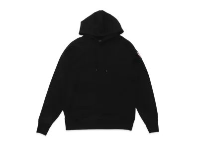 CANADA GOOSE Arctic Tok Logo Wool Knit Hat "Balck"