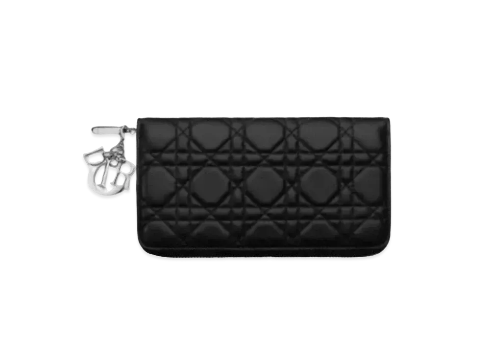 Dior Lambskin Voyage Wallet "Black"