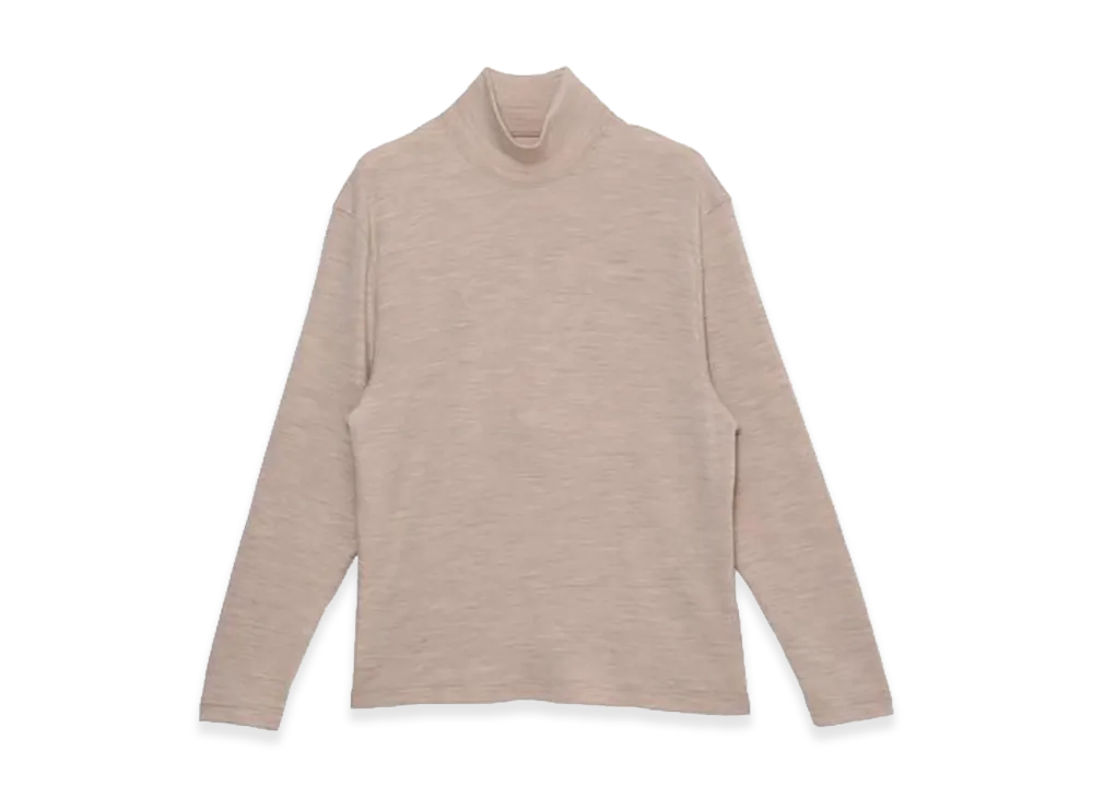 Cale Highneck Pullover Shirts "Beige"