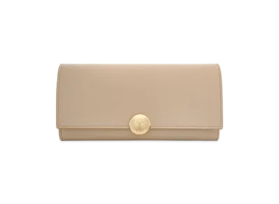 LOEWE Pebble Continental Wallet "Sand"
