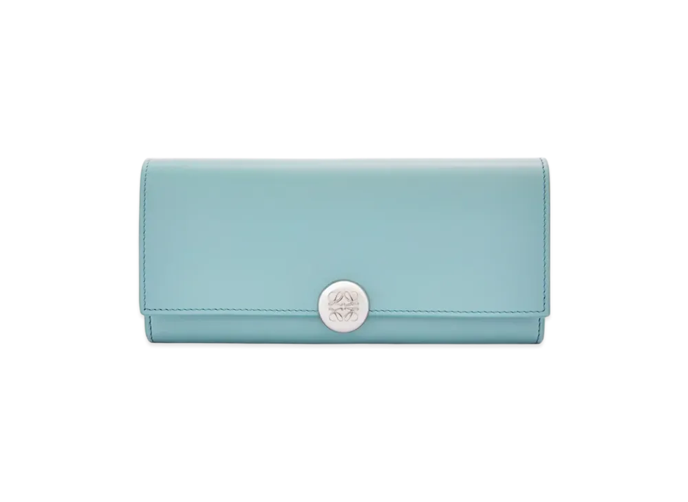 LOEWE Pebble Continental Wallet "Water"