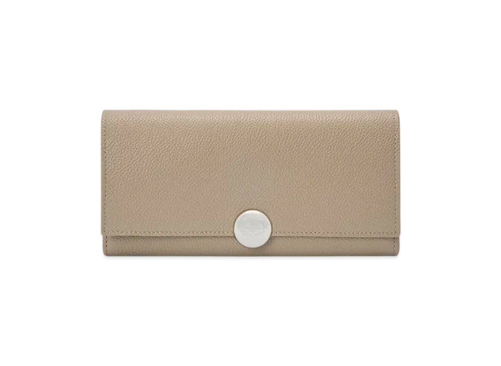 LOEWE Pebble Continental Wallet "Clay"
