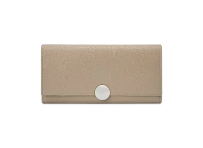 LOEWE Pebble Continental Wallet "Clay"