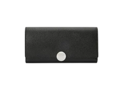 LOEWE Pebble Continental Wallet "Black"