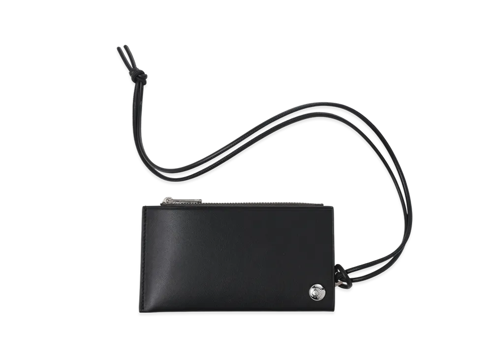 LOEWE Coin Purse With Strap "Black/Dark Khaki"