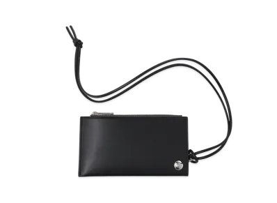 LOEWE Coin Purse With Strap "Black/Dark Khaki"