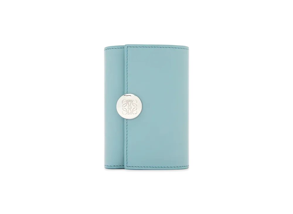 LOEWE Pebble Vertical Wallet Small "Water"