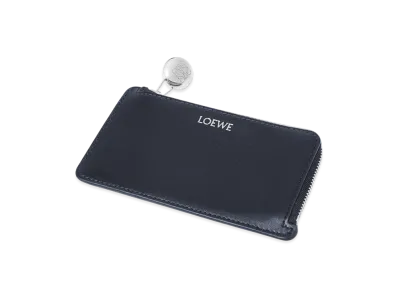 LOEWE Pebble Coin Card Holder "Abyss Blue"