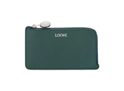 LOEWE Pebble Coin Card Holder "Deep Forest"