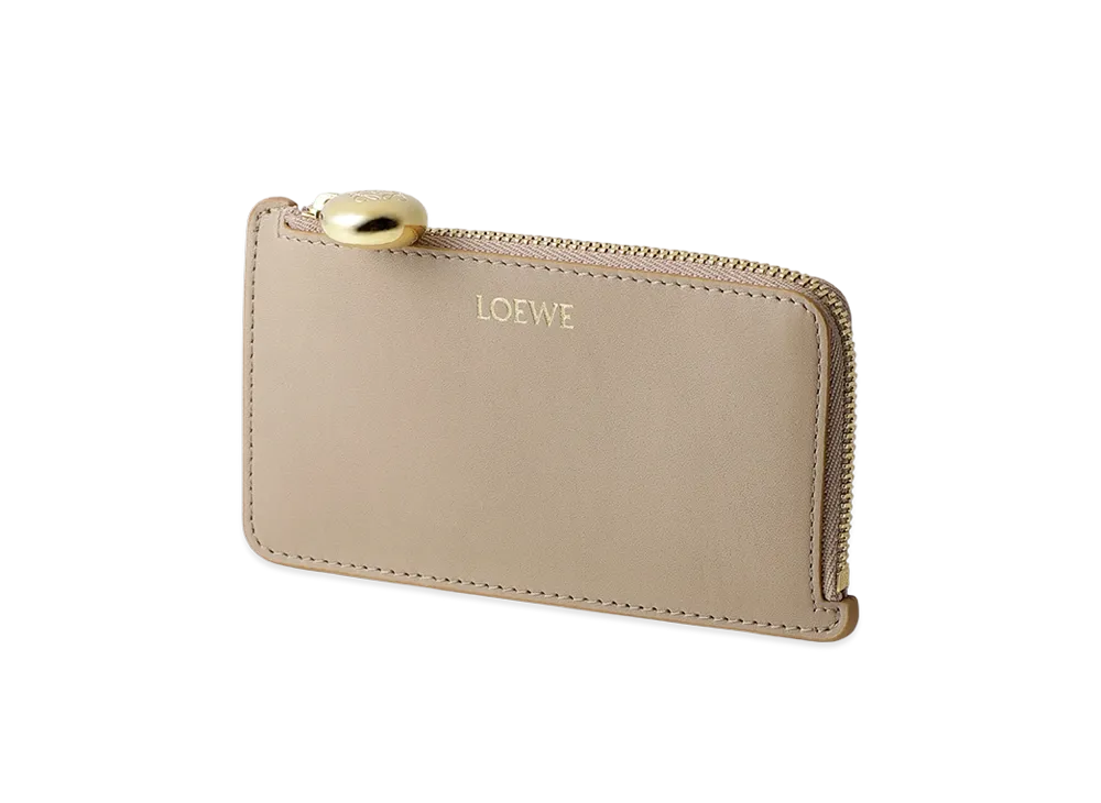 LOEWE Pebble Coin Card Holder "Sand"