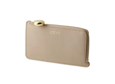 LOEWE Pebble Coin Card Holder "Sand"